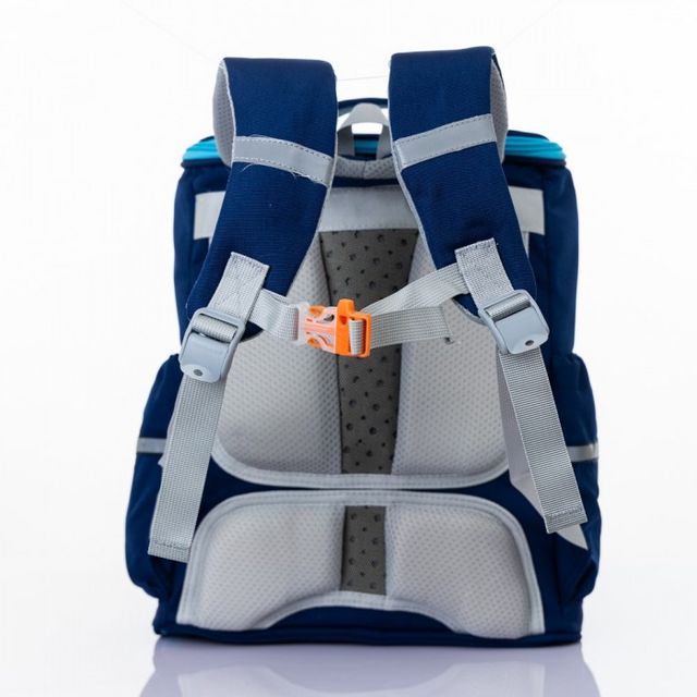 Balo chống gù hình người nhện màu đỏ phối xanh dương TT LIFE 111-3 4